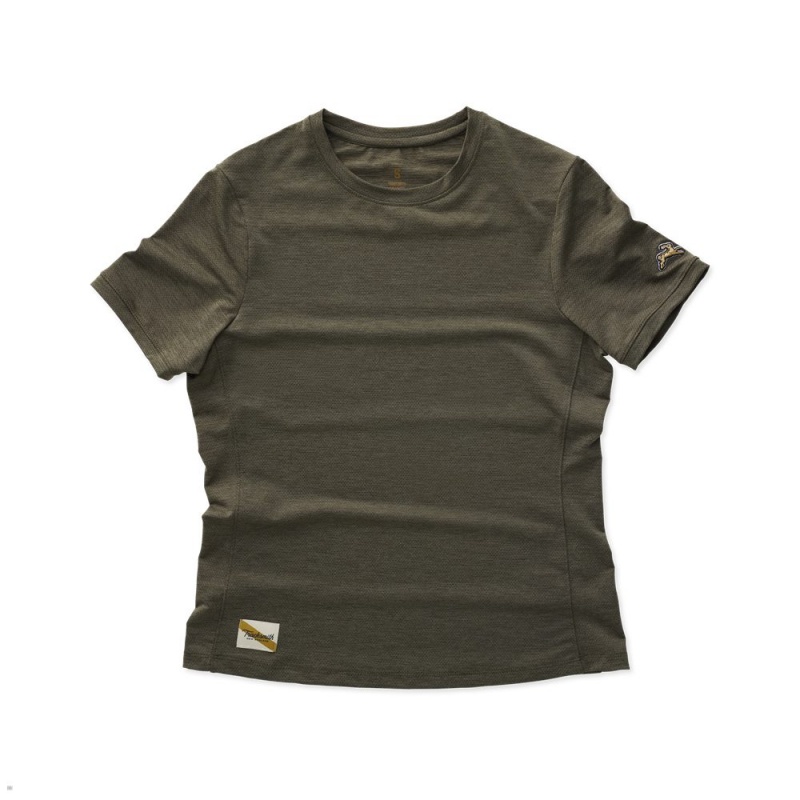 Beetle Green Tracksmith Session Women\'s Tee Singapore | JLOGH-7630