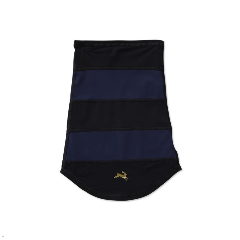 Black/Navy Tracksmith Inverno Neck Warmer Singapore | CXNGL-6071