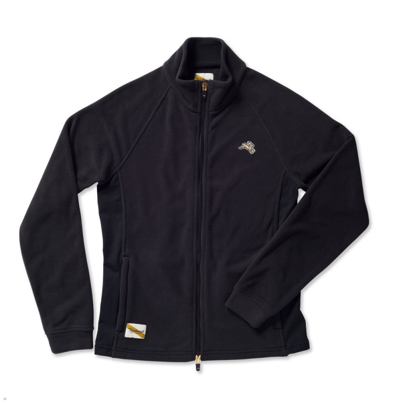 Black Tracksmith Franklin Fleece Women\'s Jacket Singapore | WEDOV-1209