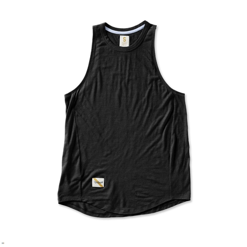 Black Tracksmith Harrier Women\'s Tank Singapore | TVYZR-4257