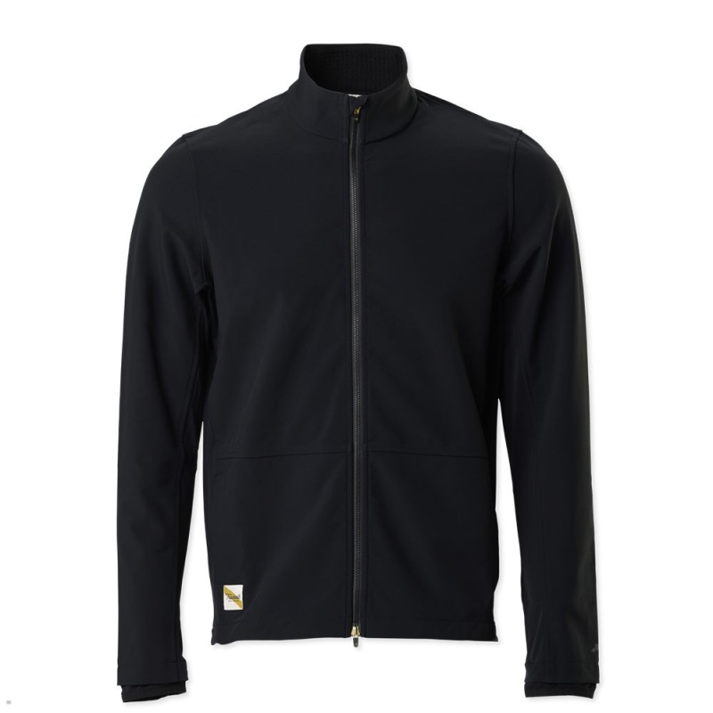 Black Tracksmith NDO Men\'s Jacket Singapore | CEAOJ-4685