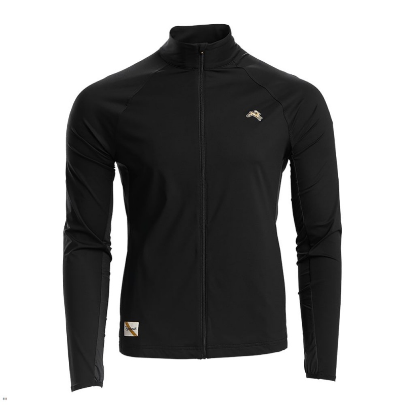 Black Tracksmith Session Men\'s Jacket Singapore | IKDJW-1837