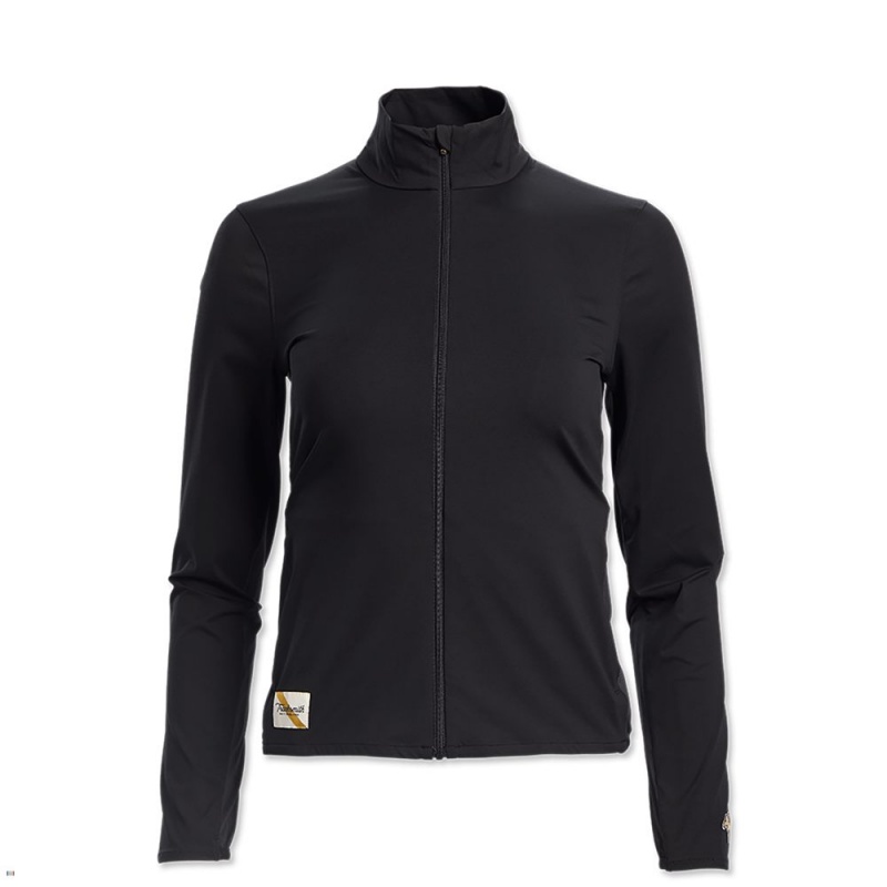 Black Tracksmith Session Women\'s Jacket Singapore | EFDOQ-1972