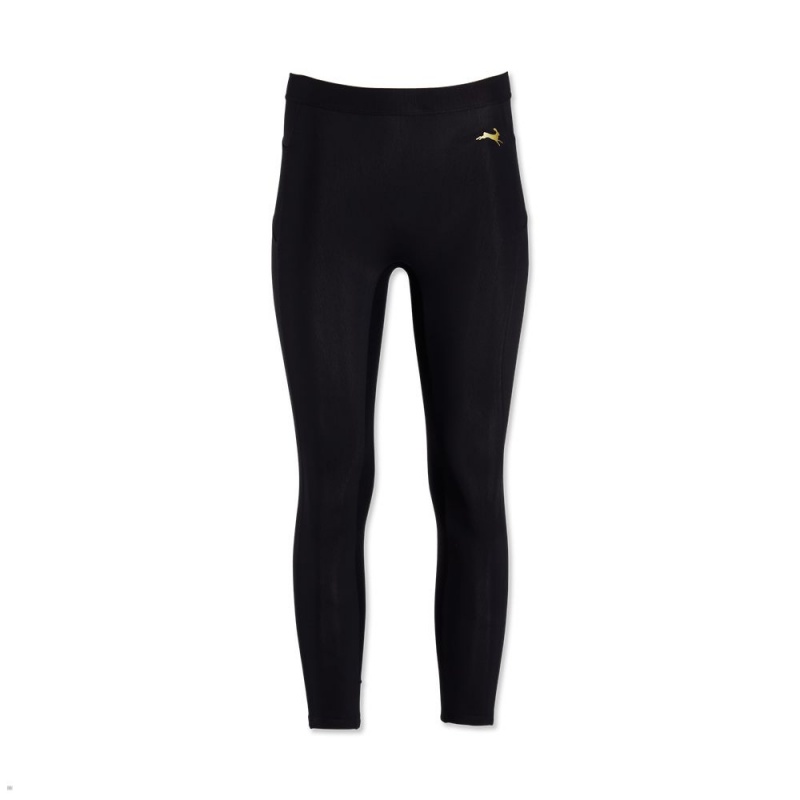 Black Tracksmith Turnover Crop Women\'s Tights Singapore | APLCB-3976