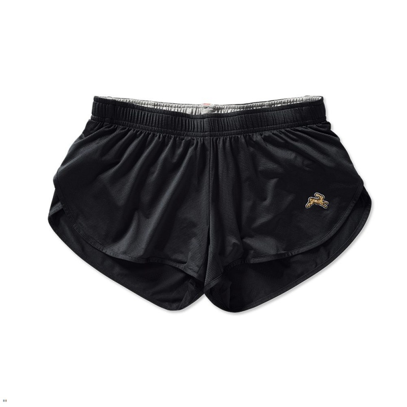 Black Tracksmith Twilight Split Women\'s Shorts Singapore | QZPYB-5904