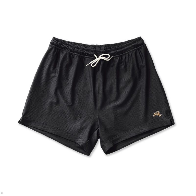 Black Tracksmith Van Cortlandt Grand Men\'s Shorts Singapore | TVHKU-2167