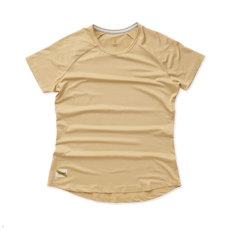 Chestnut Tracksmith Twilight Women\'s Tee Singapore | QBDEC-9120