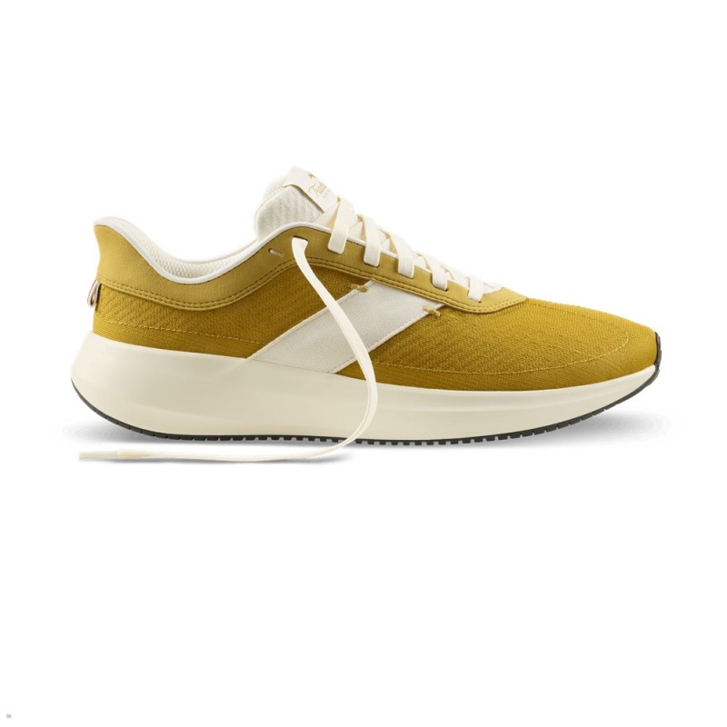 Gold/Ivory Tracksmith Eliot Runner Men's Shoes Singapore | ILKXE-2175