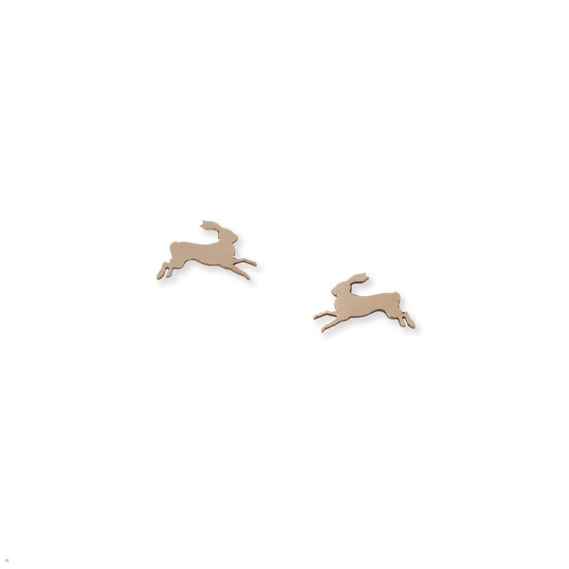 Gold Tracksmith Eliot Earrings Jewelry Singapore | CKYNX-1673