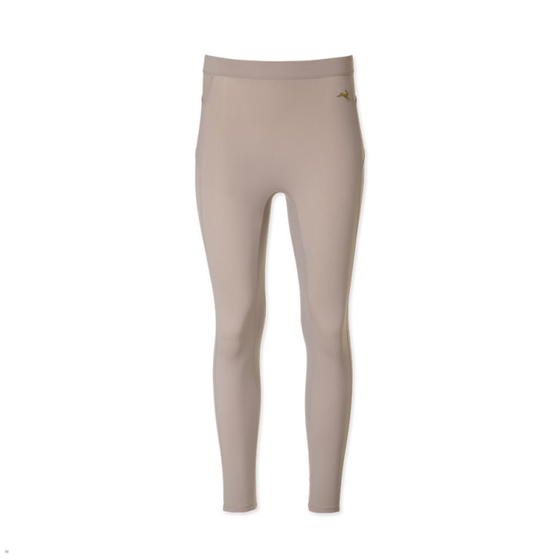 Gray Tracksmith Turnover Crop Women\'s Tights Singapore | SMNQD-9748