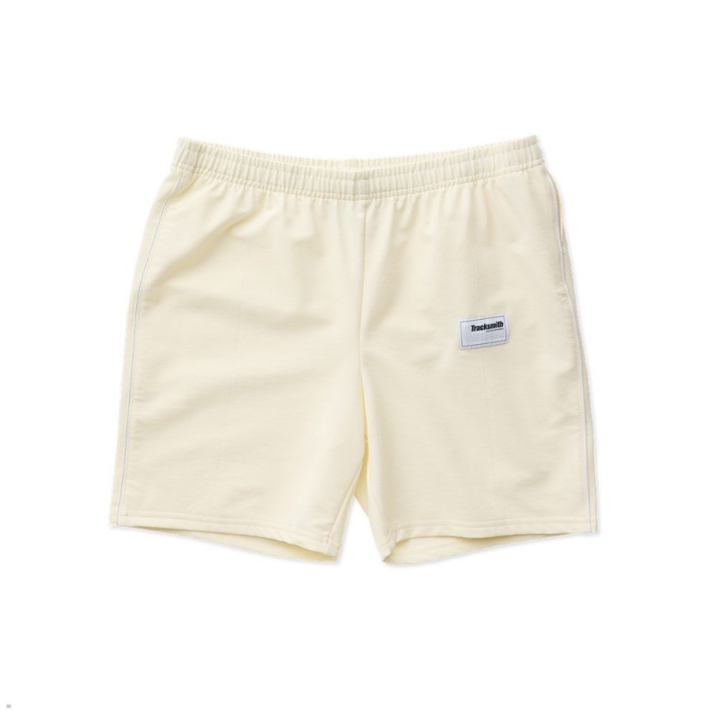 Ivory Tracksmith Bislett Men\'s Shorts Singapore | GPYRS-6410