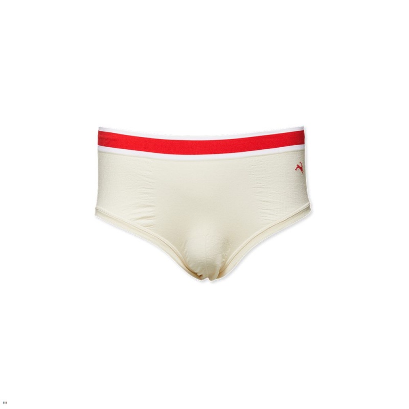 Ivory Tracksmith Brighton Briefs Men\'s Underwear Singapore | SVHYA-1349