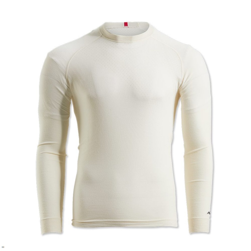 Ivory Tracksmith Brighton Men\'s Base Layer Singapore | GFDKM-4278