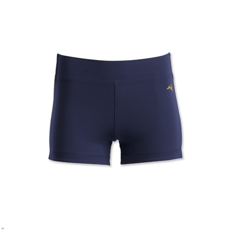 Navy Tracksmith Bell Lap Women\'s Shorts Singapore | KHBNM-9532