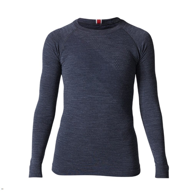 Navy Tracksmith Brighton Women\'s Base Layer Singapore | QGATO-1659