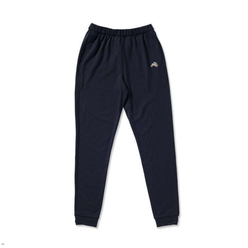 Navy Tracksmith Downeaster Women\'s Pants Singapore | EHLDN-7935