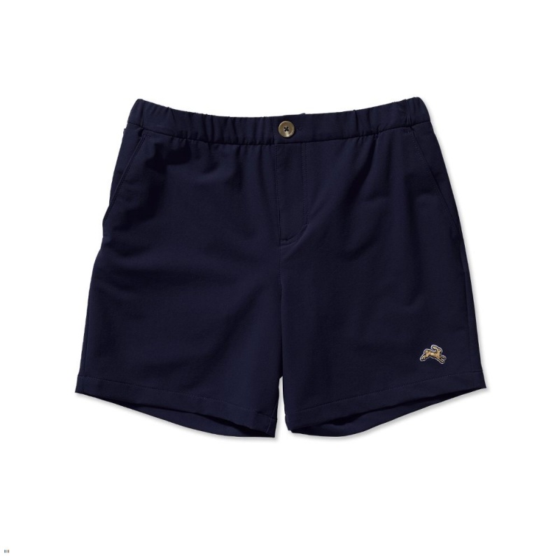 Navy Tracksmith Falmouth Men\'s Shorts Singapore | IGDNW-4172