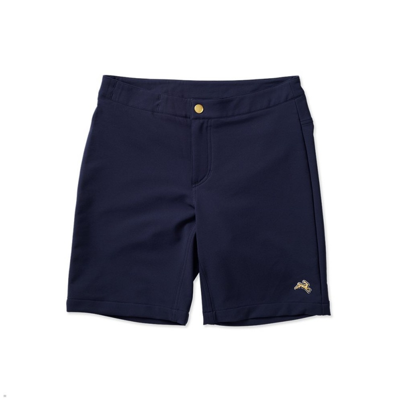 Navy Tracksmith Longfellow Men\'s Shorts Singapore | IRTZA-2956