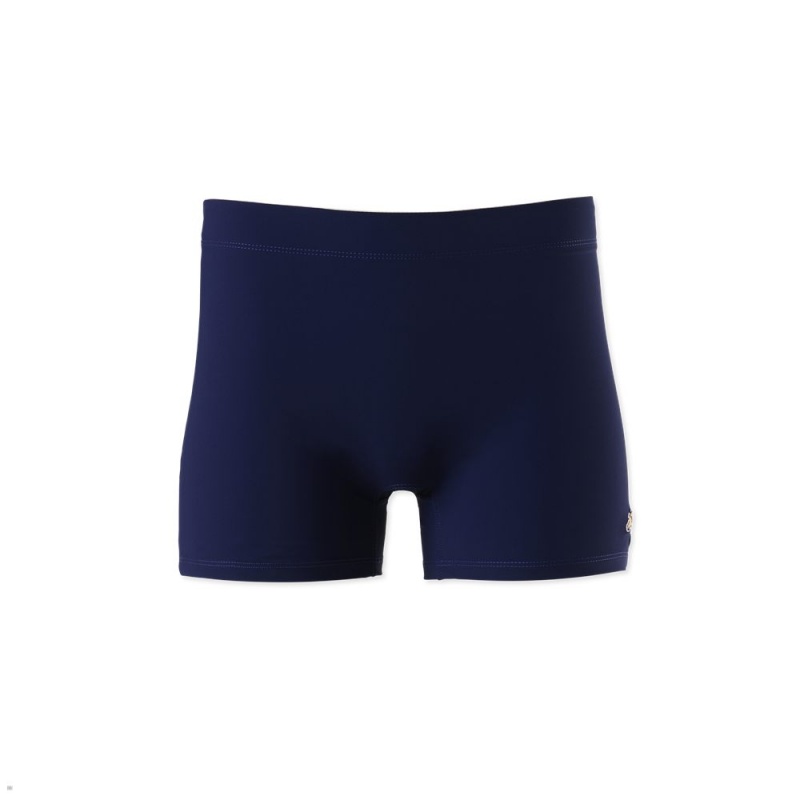 Navy Tracksmith Run Cannonball Run Short Women\'s Tights Singapore | UKQTA-8347