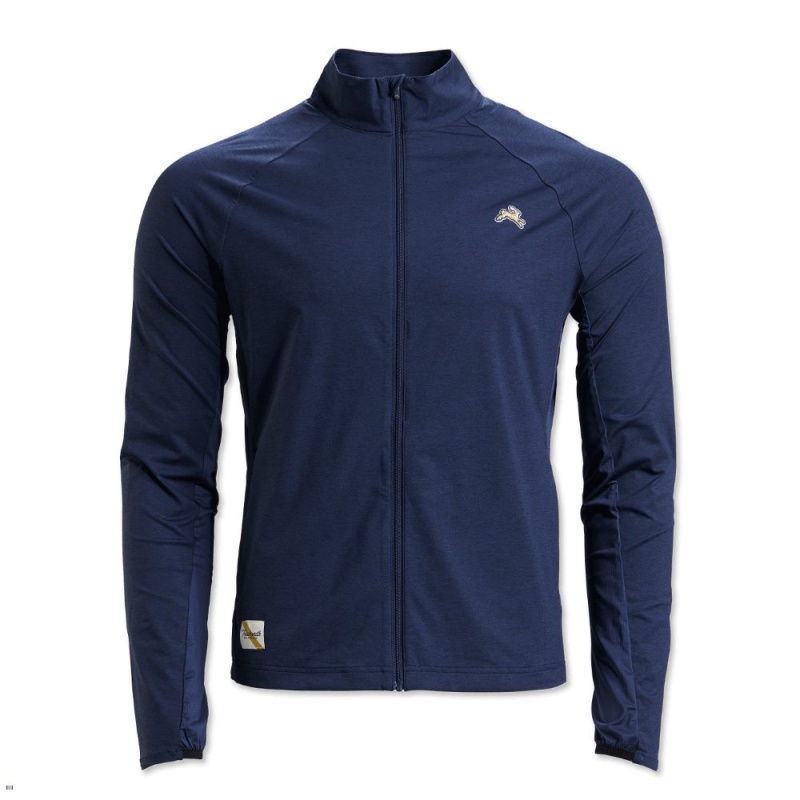 Navy Tracksmith Session Men\'s Jacket Singapore | AWSQC-0235