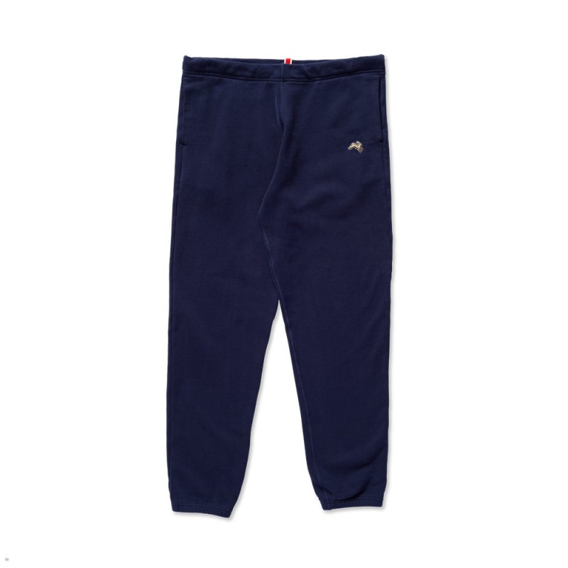 Navy Tracksmith Trackhouse Women\'s Sweatpants Singapore | MWNLZ-0416