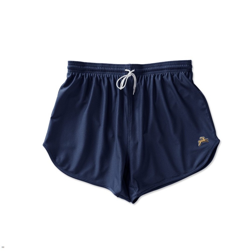 Navy Tracksmith Van Cortlandt Grand Women\'s Shorts Singapore | NOBES-1259