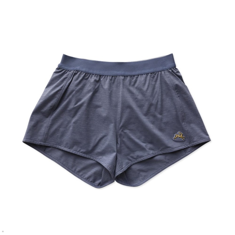 Stone Gray Tracksmith Session Speed Women\'s Shorts Singapore | EQAGP-3268