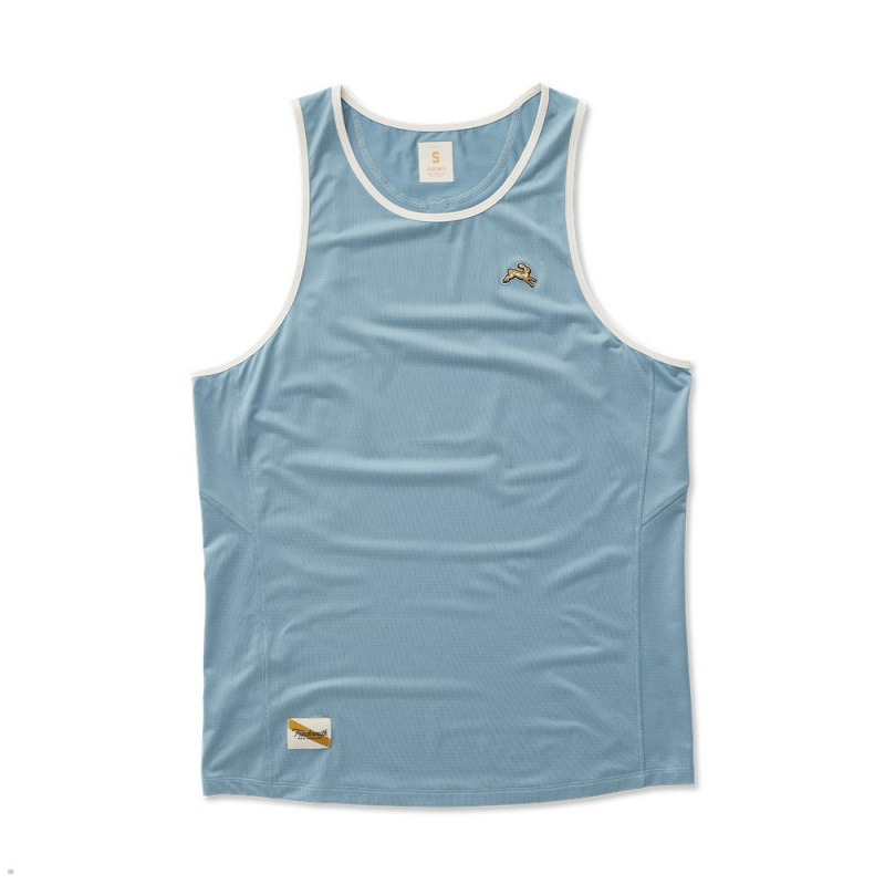 Stonewash/Ivory Tracksmith Twilight Men\'s Tank Singapore | JWZHM-1748