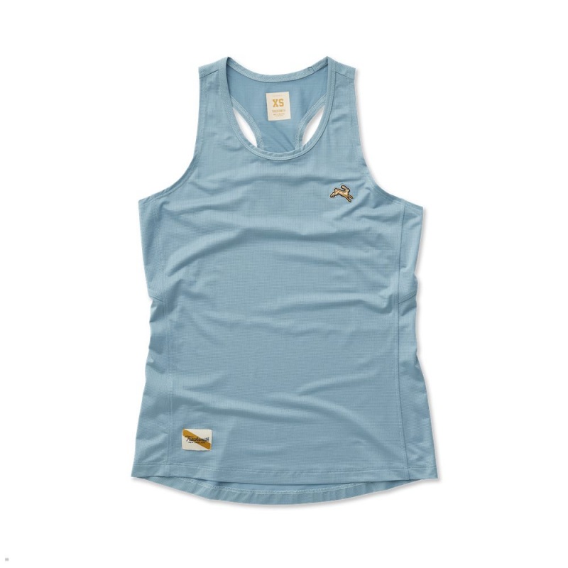 Stonewash Tracksmith Twilight Women\'s Tank Singapore | SEGTU-3829