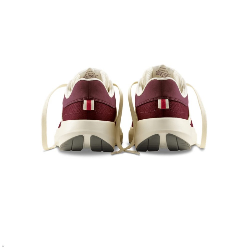 Wine/Ivory Tracksmith Eliot Runner Women's Shoes Singapore | SZKET-2586