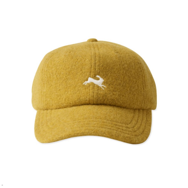 Yellow Tracksmith Wool Hats Singapore | CKPBJ-3547